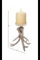 7"W, 8"H TANGLED ANTLER CANDLE HOLDER [201677]